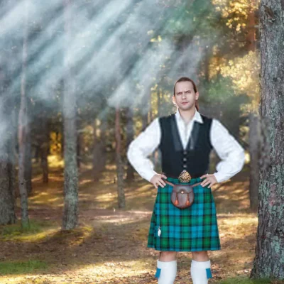 Traditional Custom Tartan Kilt