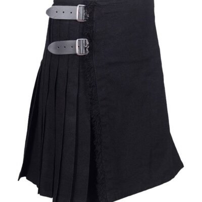 Black Tartan Kilt