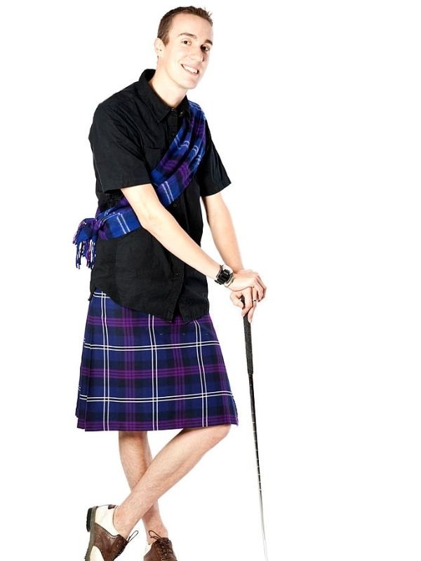 Mens Tartan Sash