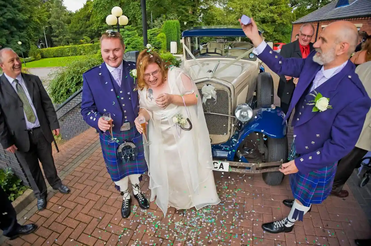 Wedding kilt outfits