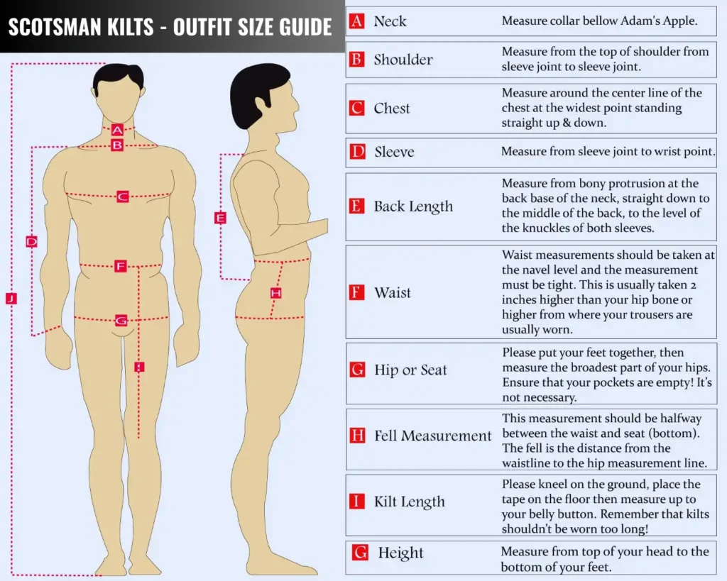 » OUTFIT SIZE GUIDE