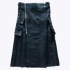 Black Utility Fashion Kilt