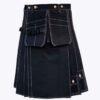 Black Working Kilt For Men
