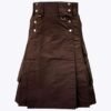 Brown Modern Utility Kilt For Man