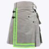 Gray Firefighter Utility Kilt For Men