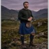 Modern Navy Blue Utility Kilt