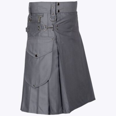 Modern Utility Kilt With Cargo Pockets