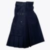 Navy Blue Utility Kilt with Cargo Pockets