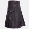 Black Deluxe Utility Kilt