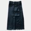Black Utility Fashion Kilt