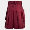 Burgundy Color Utility Kilt